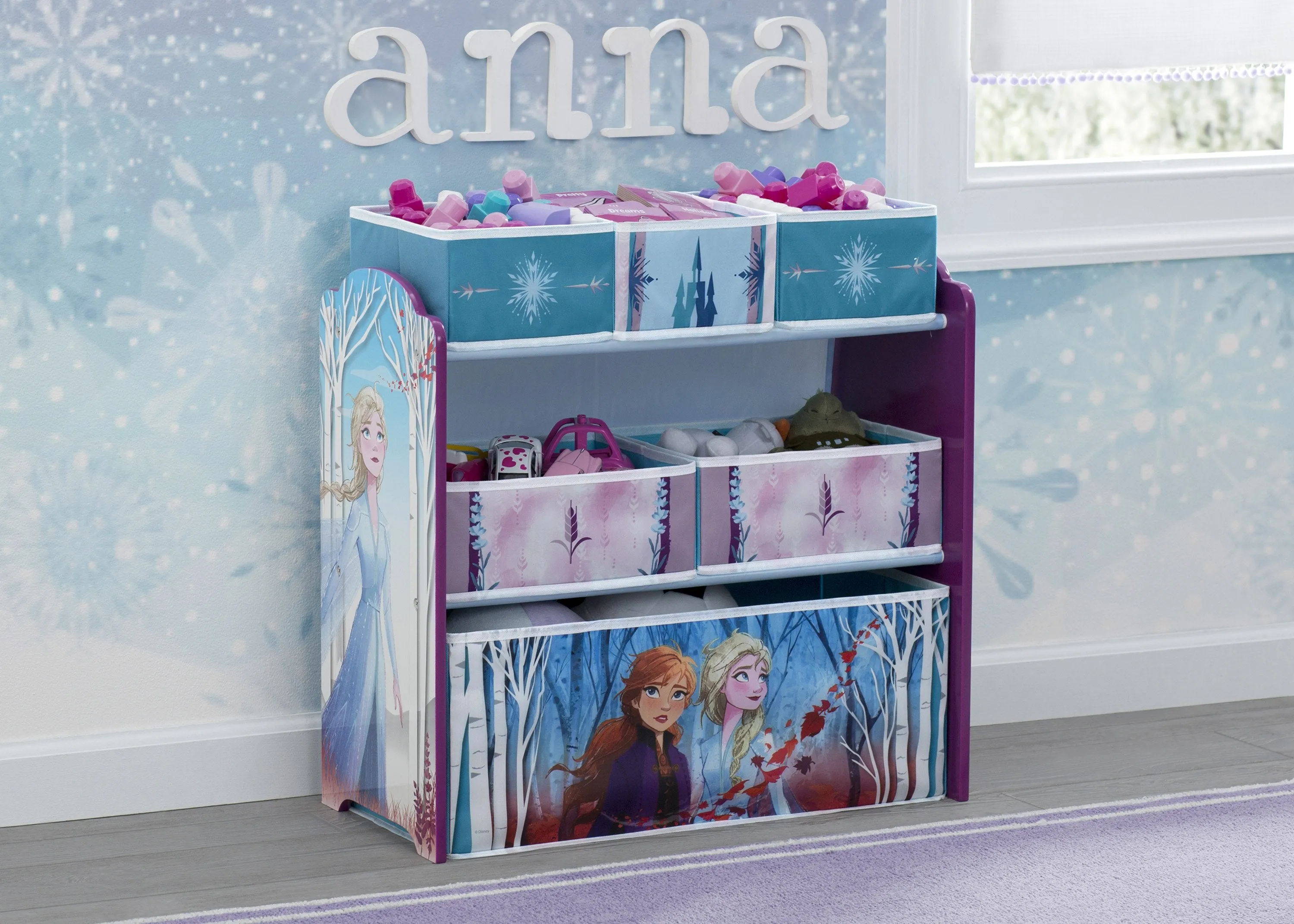 Frozen II Multi-Bin Toy Organizer