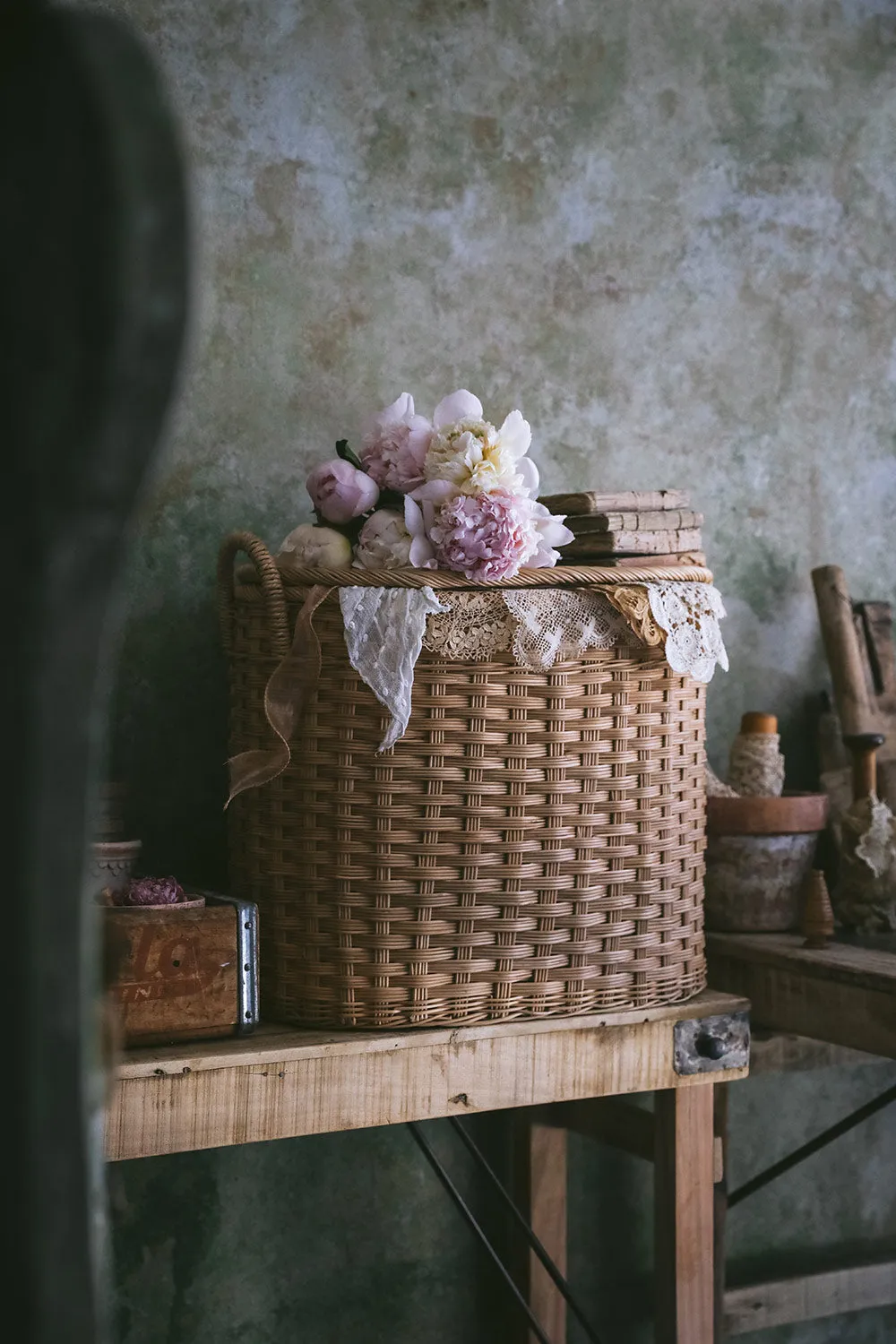 Handwoven Nesting Storage Hamper - Oval