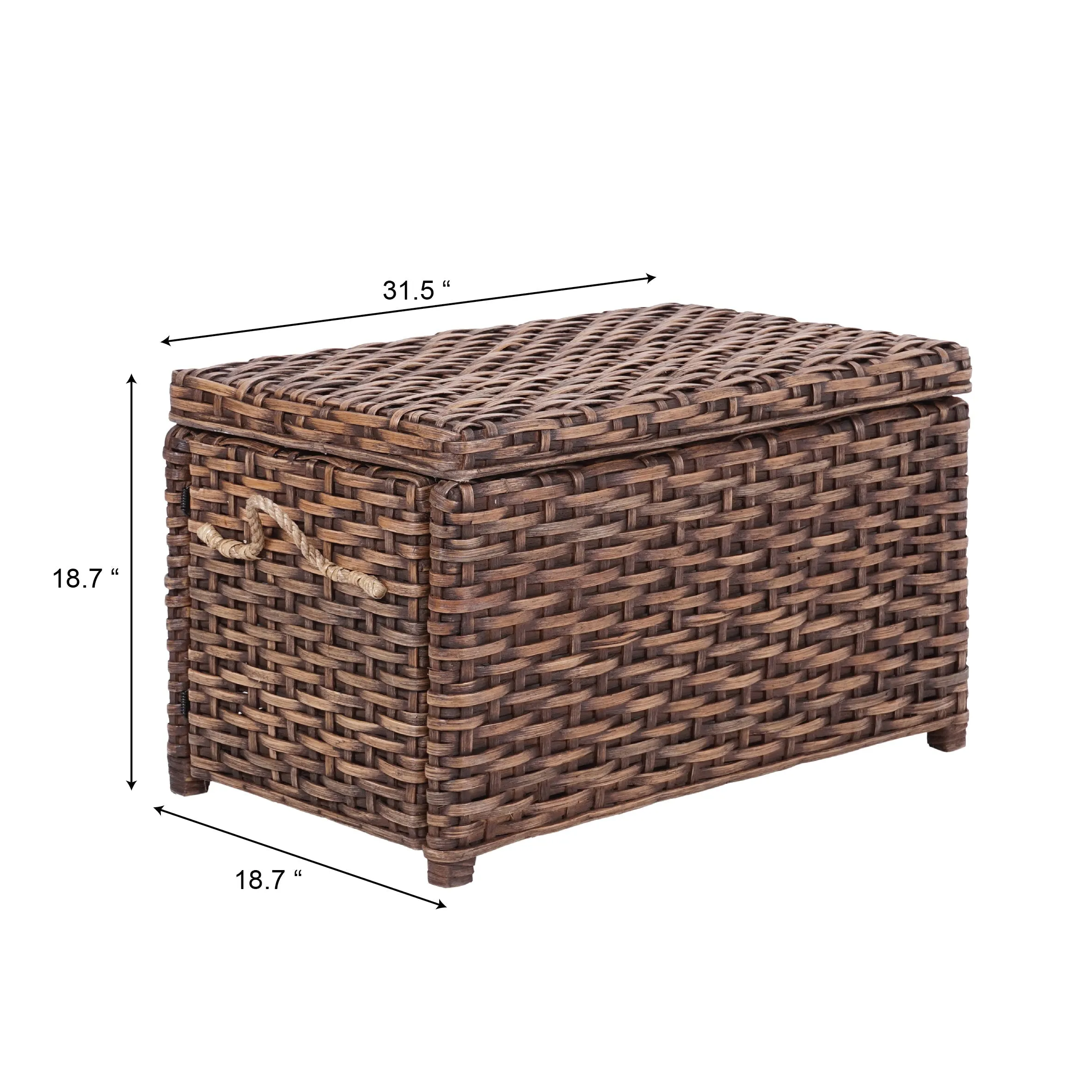 Jacob 30" Wicker Storage Trunk