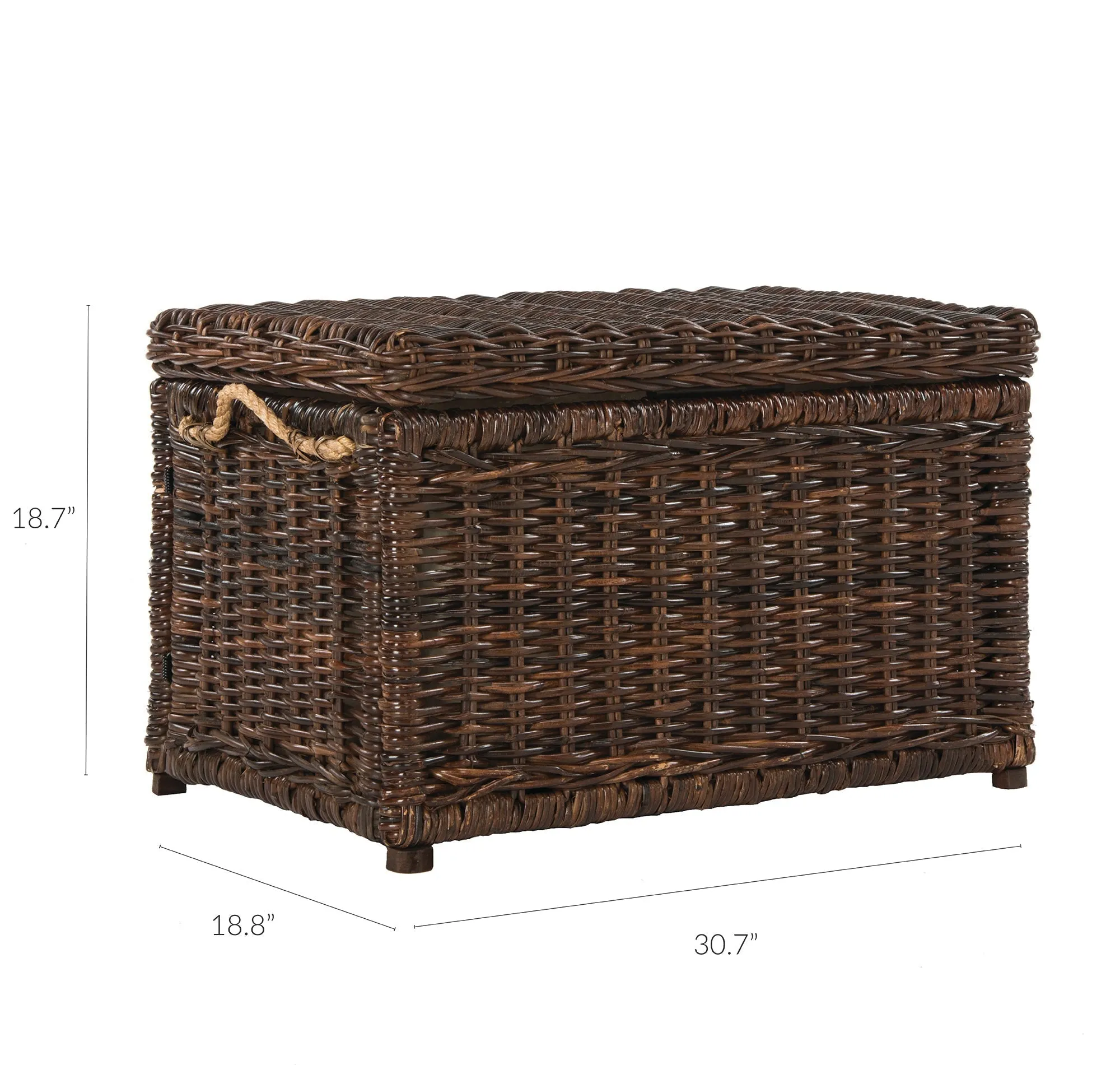 Jacob 30" Wicker Storage Trunk