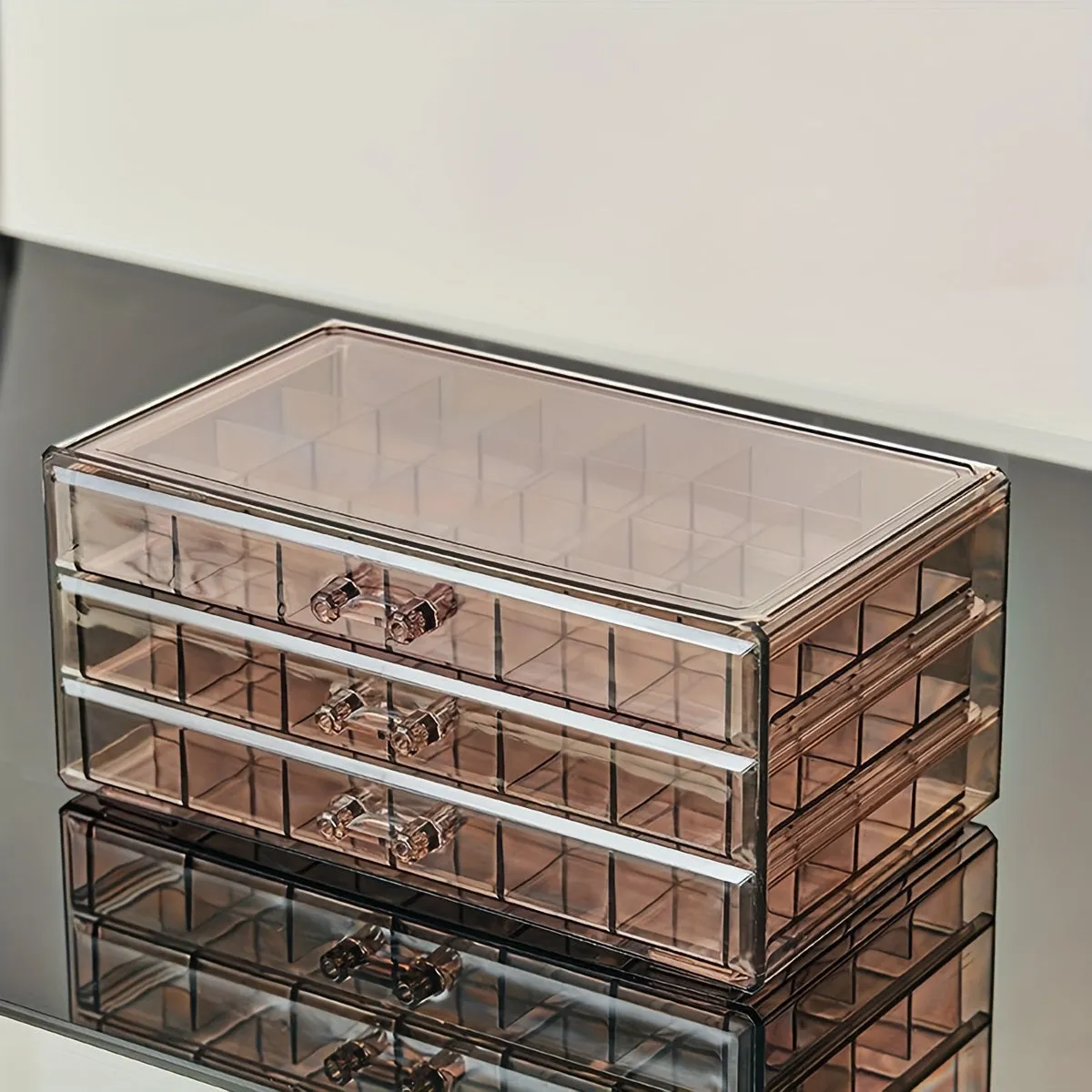 LargeCapacity Jewelry Storage Box with 72grid Organizers