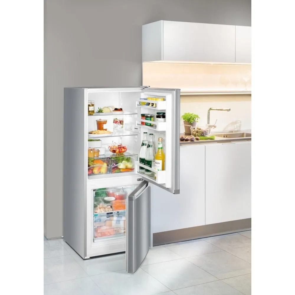 Liebherr CUele 2331 Low Frost Fridge Freezer, 60/40, Silver, E Rated