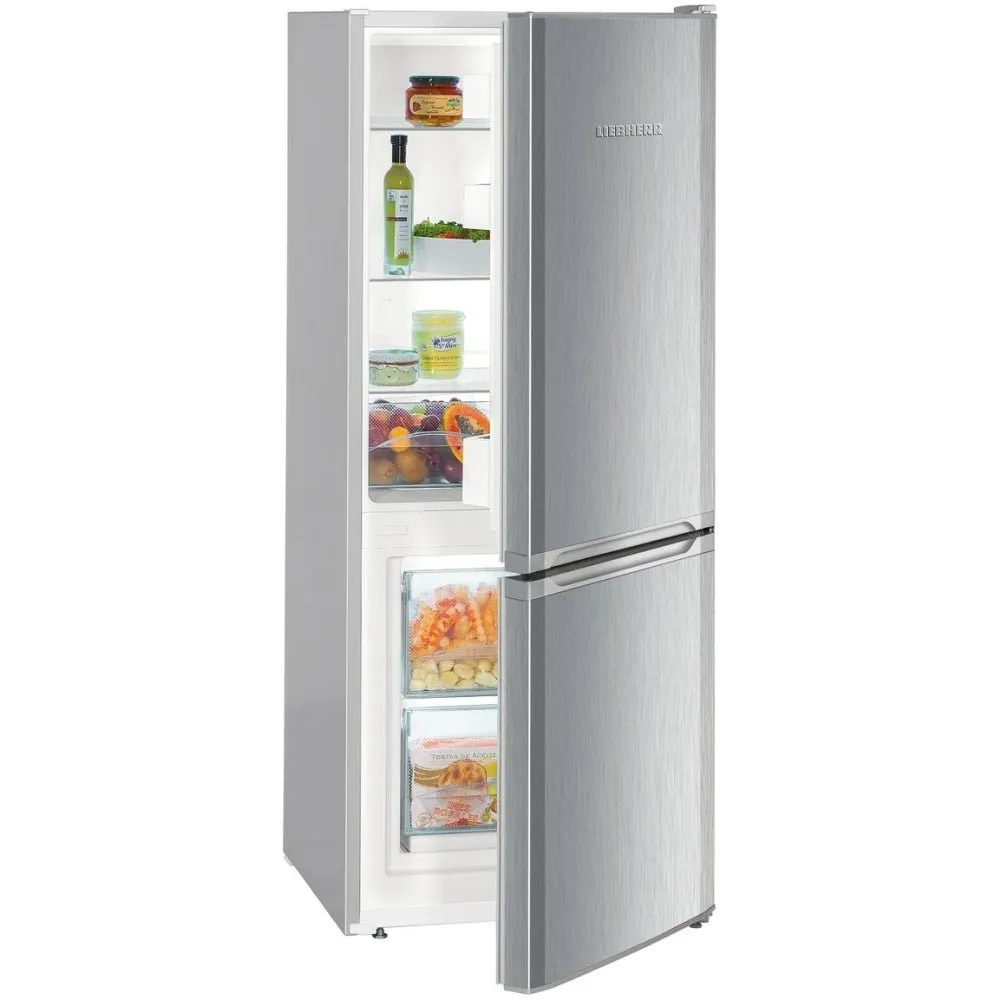 Liebherr CUele 2331 Low Frost Fridge Freezer, 60/40, Silver, E Rated