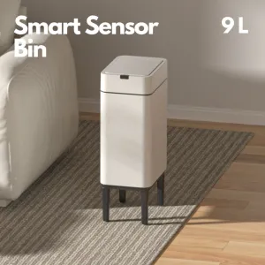 Lumi Sensor Trash Bin with legs Slim 9L