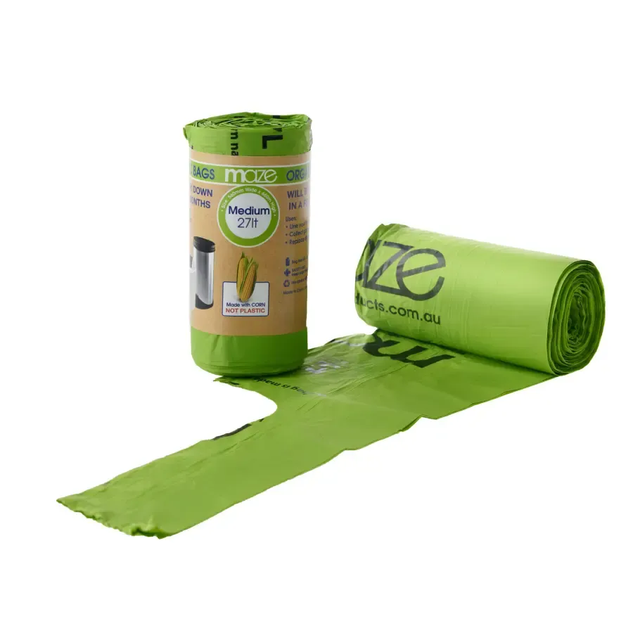 Maze 27 Litre Organic Compostable Rubbish Bags