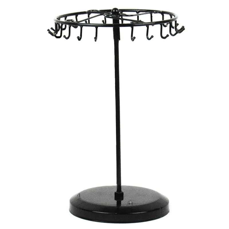 Metal Necklace Organizer Vintage Display Rack for Jewelry and Keychains