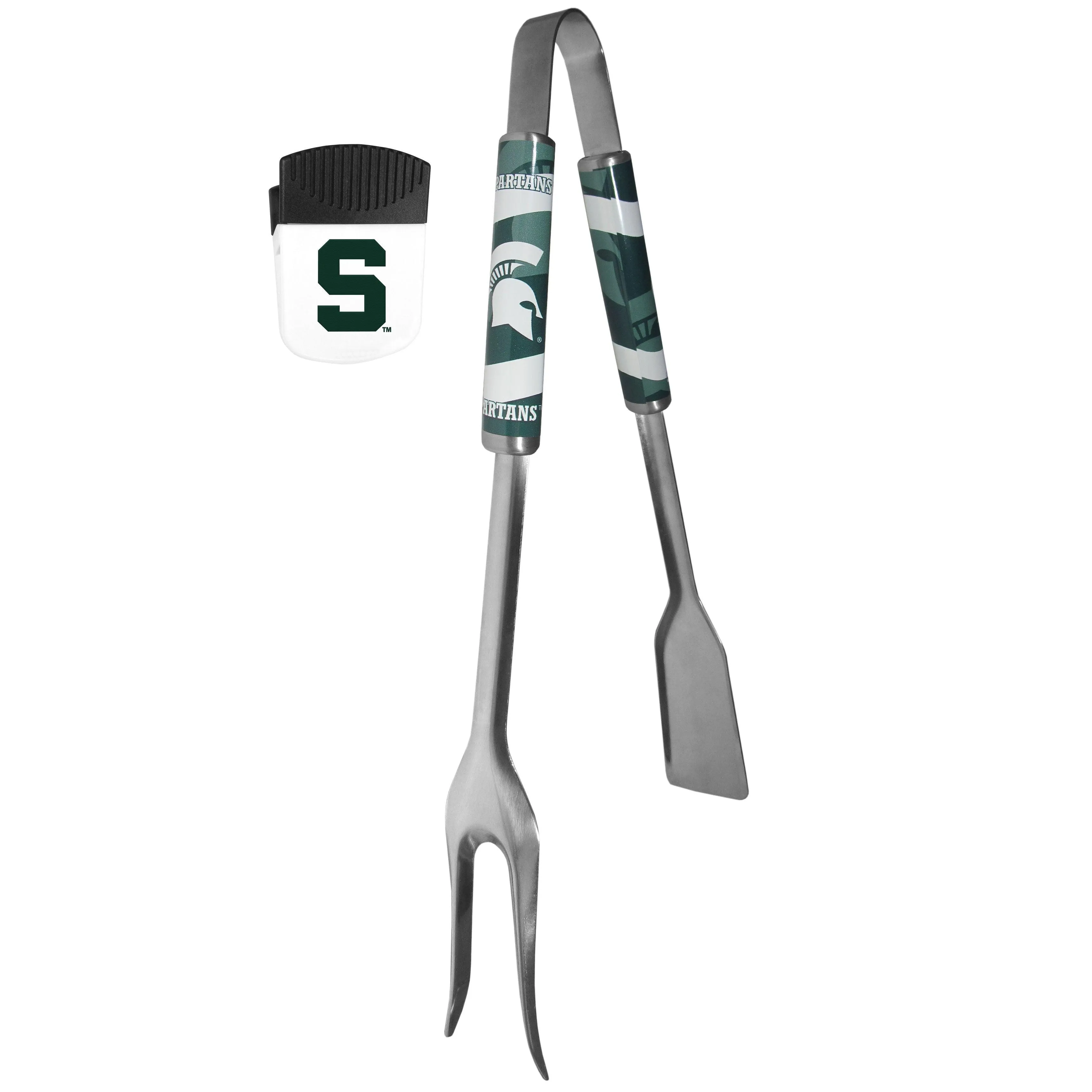 Michigan St. Spartans 3 in 1 BBQ Tool and Chip Clip