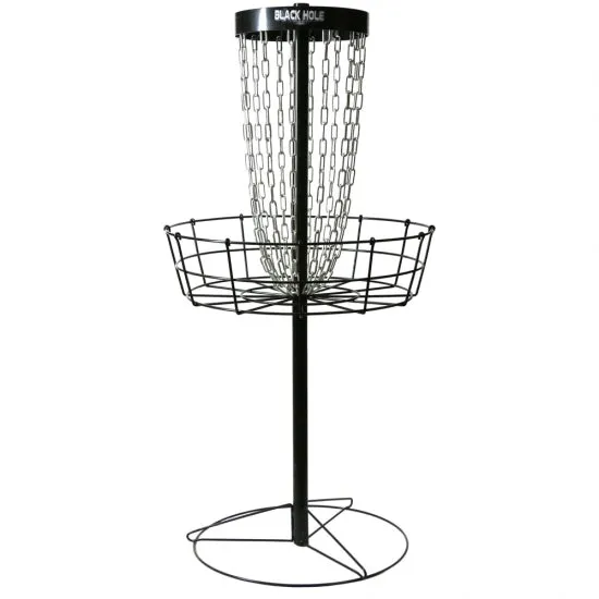 MVP Black Hole Precision Disc Golf Target (Basket) - Black