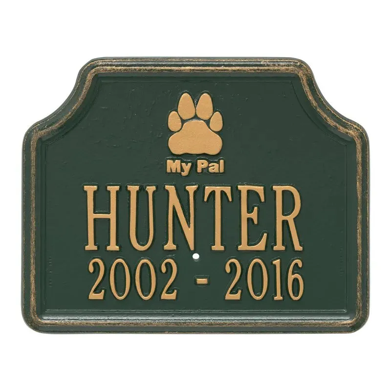 My Pal Memorial Dog Plaque