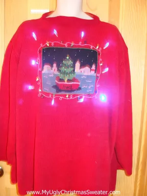 Need to Buy Christmas Sweaters? Nautical Light Up Sweater with NOEL Wm Mens XXXL