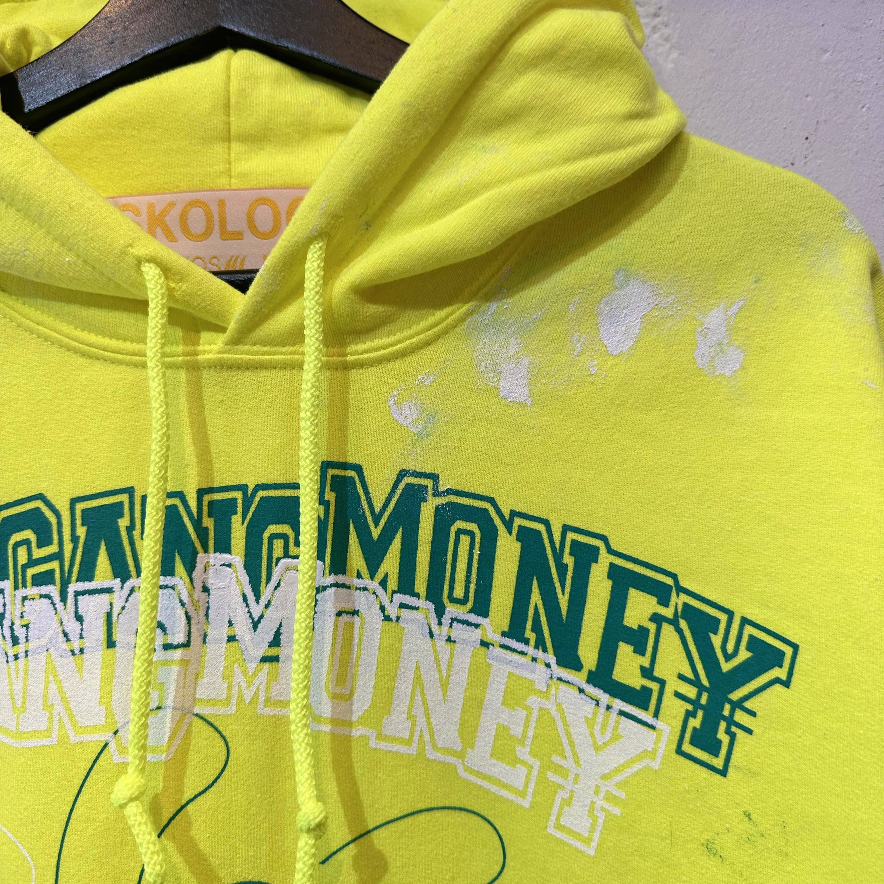 PAINTED ART GANG MONEY HOODIE