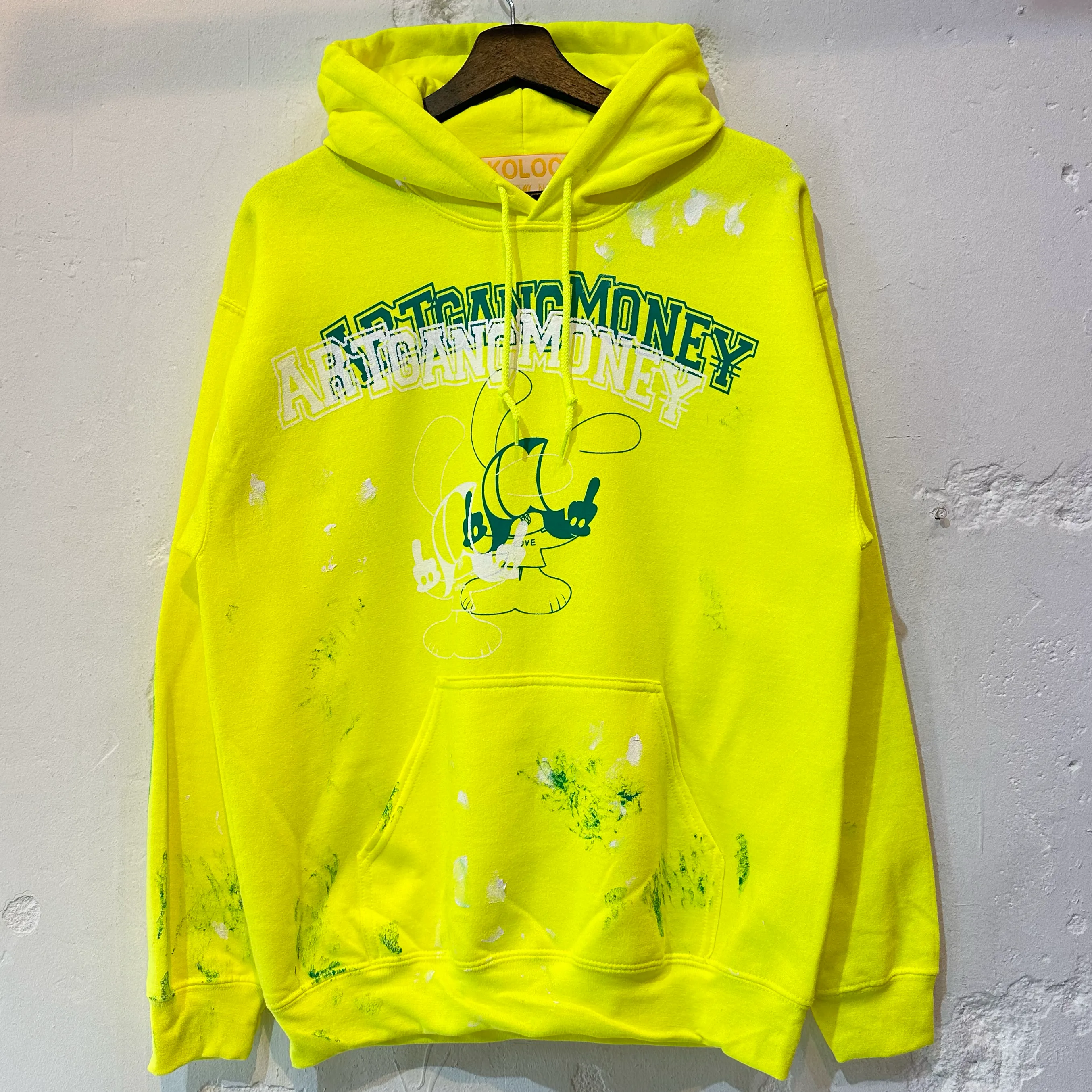 PAINTED ART GANG MONEY HOODIE