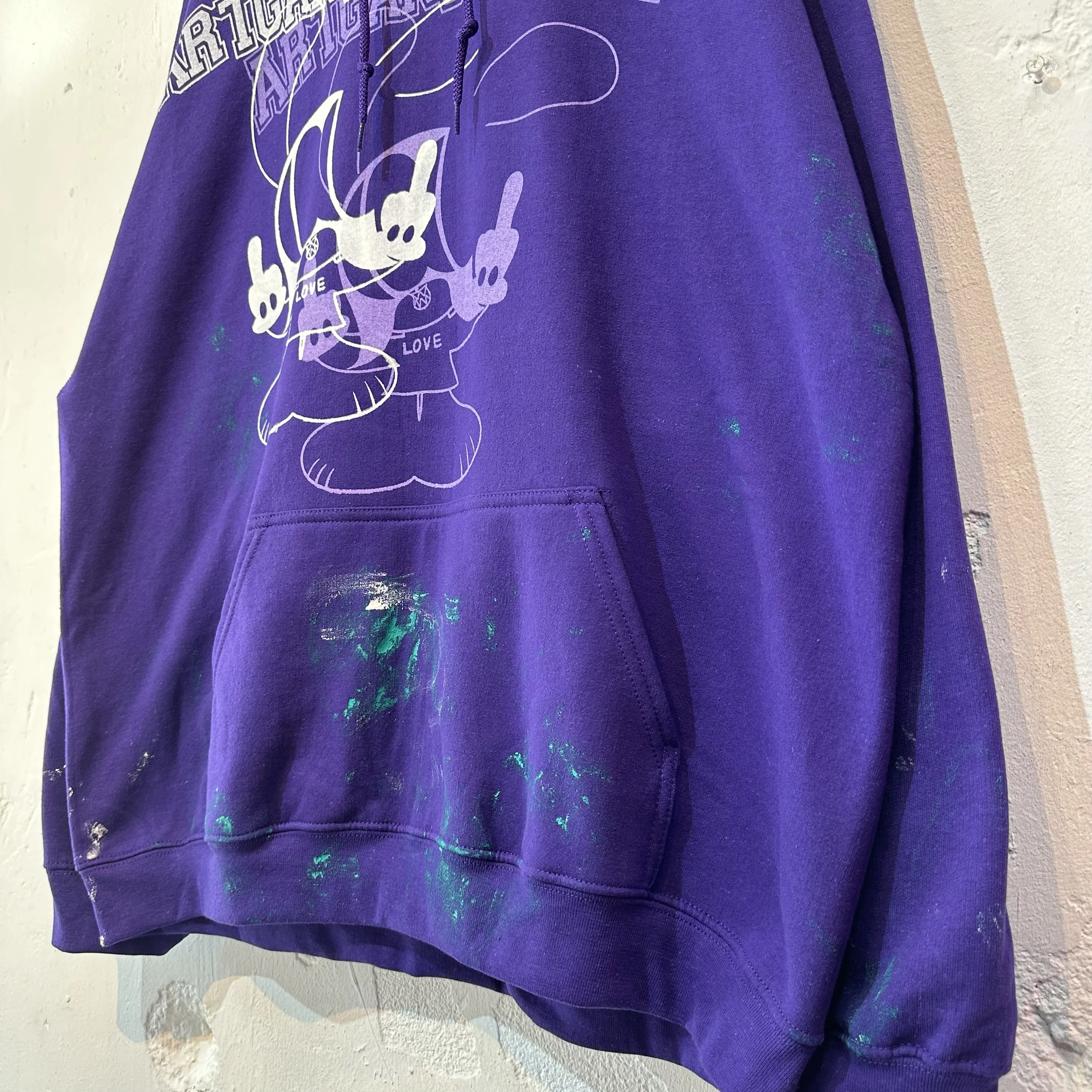 PAINTED ART GANG MONEY HOODIE