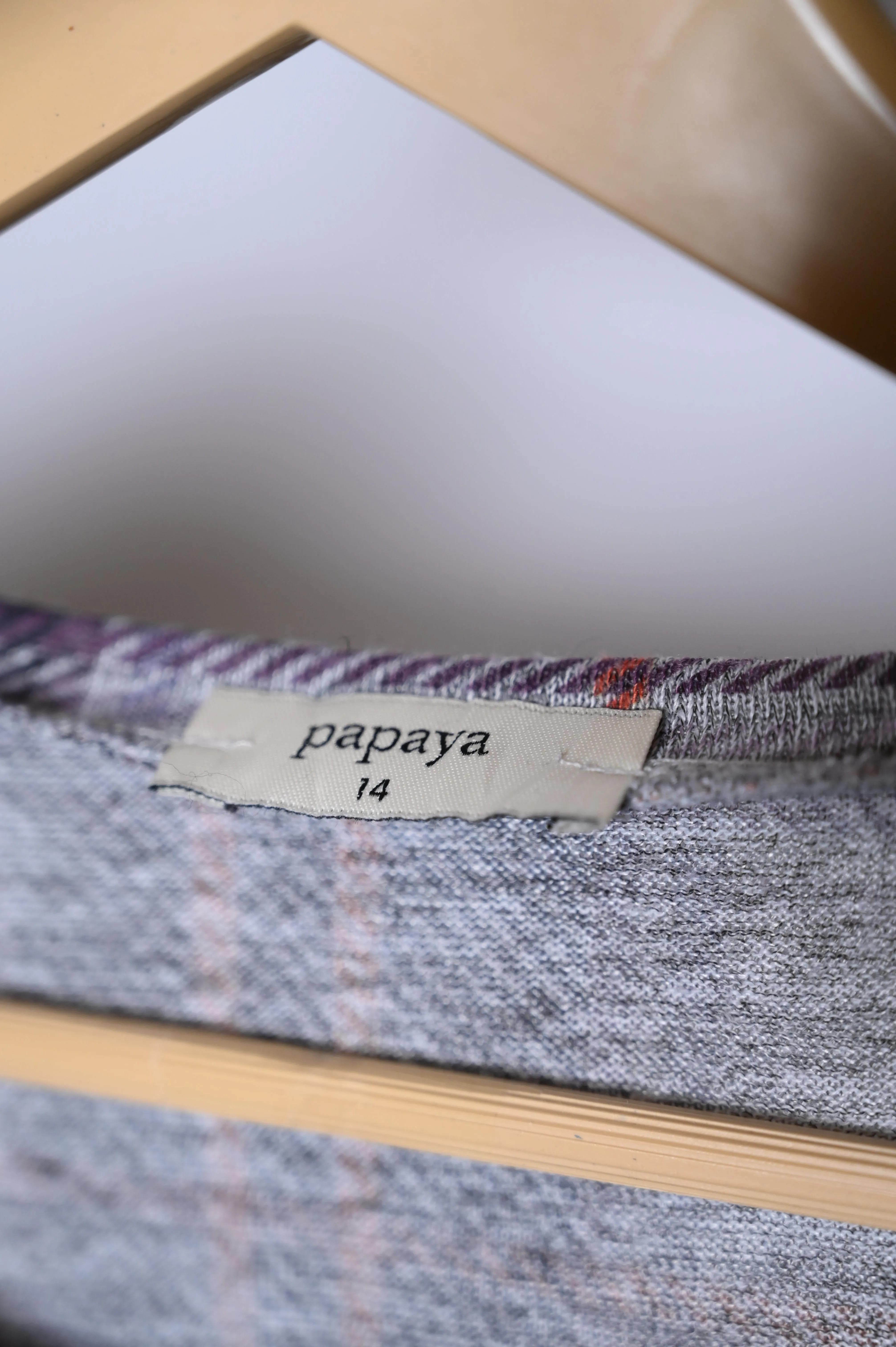 Papaya Grey Winter Blouse