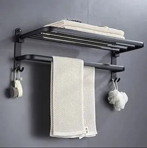 PREMIUM WALL MOUNTED TOWEL STORAGE RACK