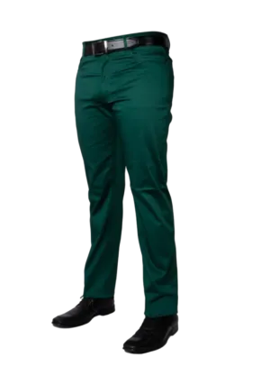 Prestige Green Men's Jeans Classic Fit Stretch Material