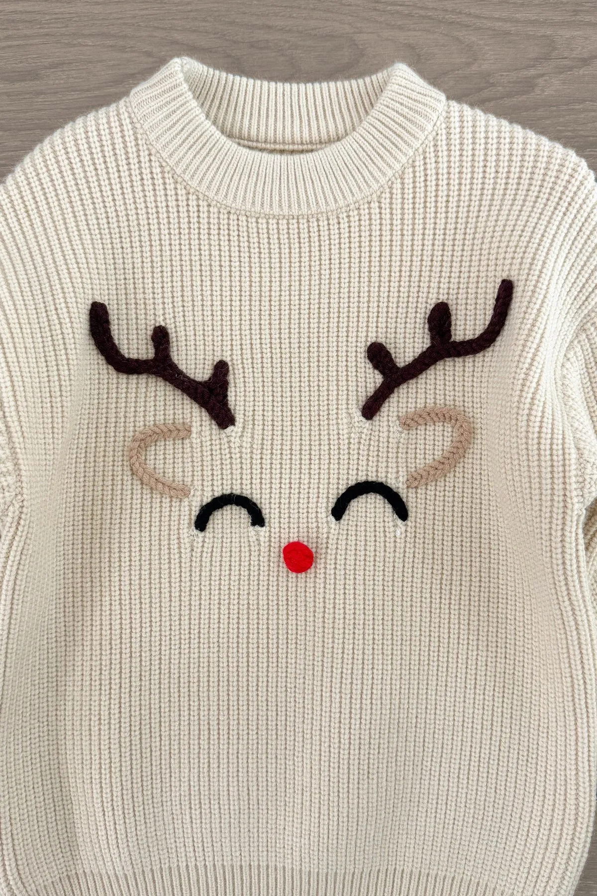 Reindeer Knit Sweater - Boy or Girl