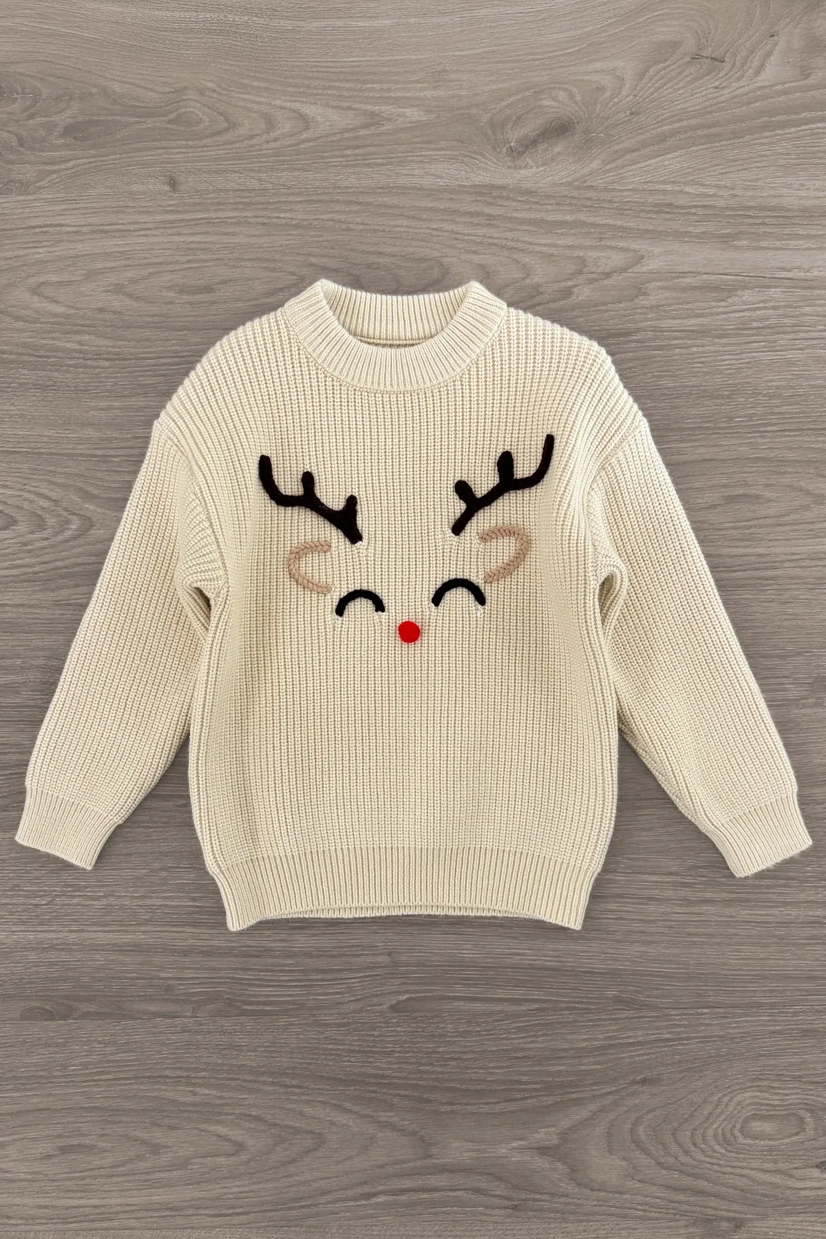 Reindeer Knit Sweater - Boy or Girl