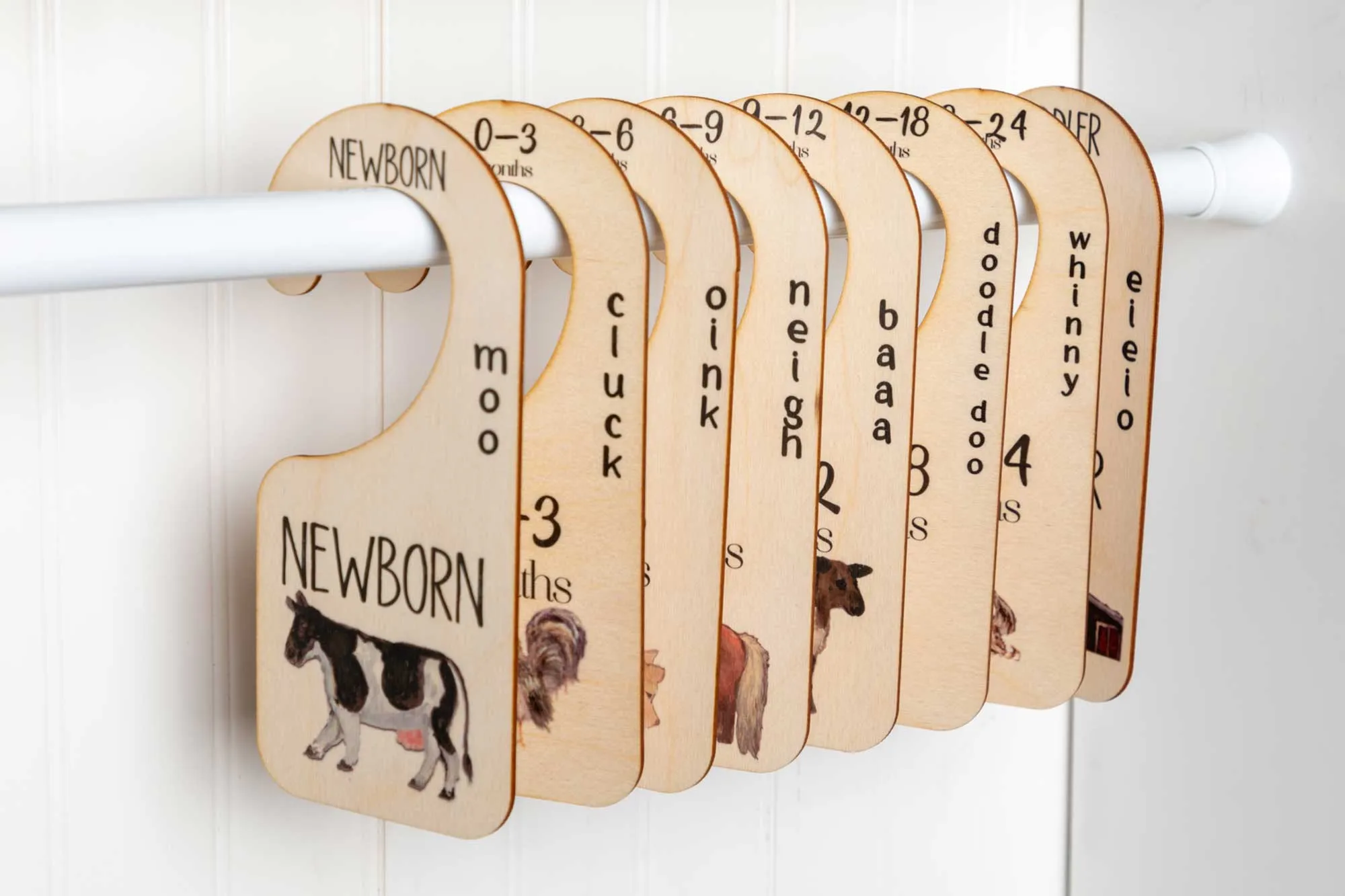 Rustic Wood Closet Dividers Barnyard