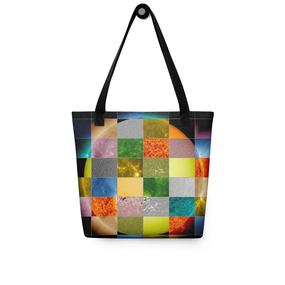 SDO Rainbow Patchwork Sun Tote Bag