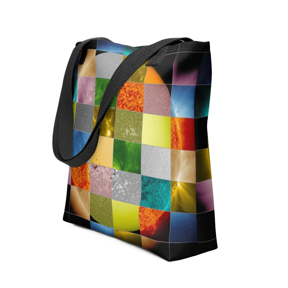 SDO Rainbow Patchwork Sun Tote Bag