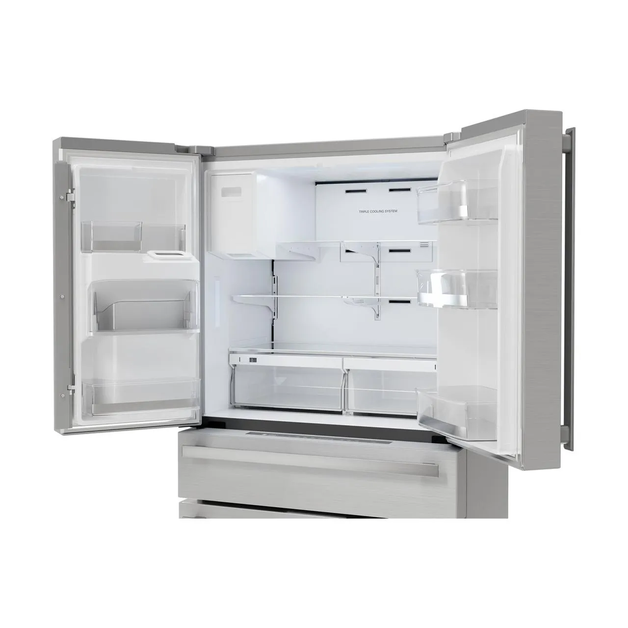 SJG2254FS Sharp French 4-Door Counter-Depth Refrigerator with Water Dispenser