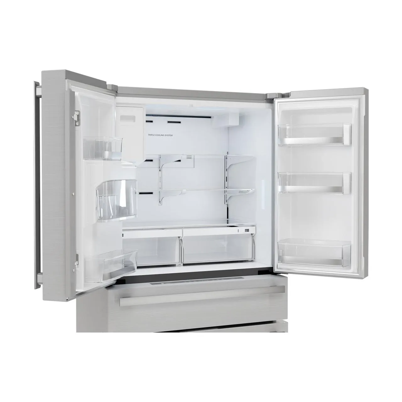 SJG2254FS Sharp French 4-Door Counter-Depth Refrigerator with Water Dispenser