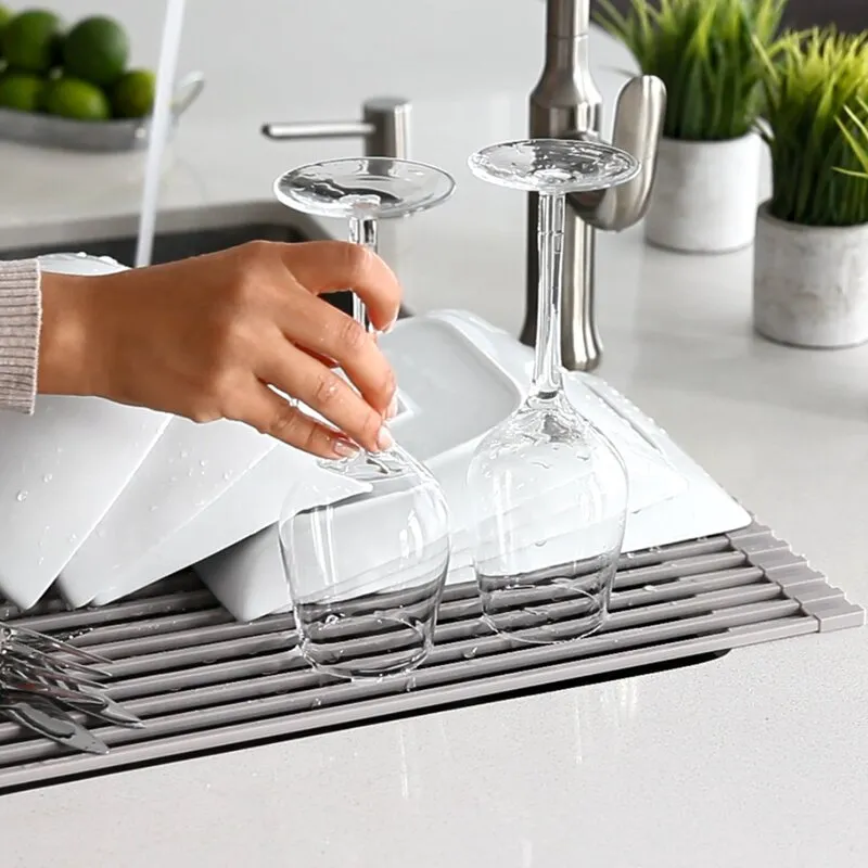 Sophythe Strainless Steel Over the Sink Dish Rack