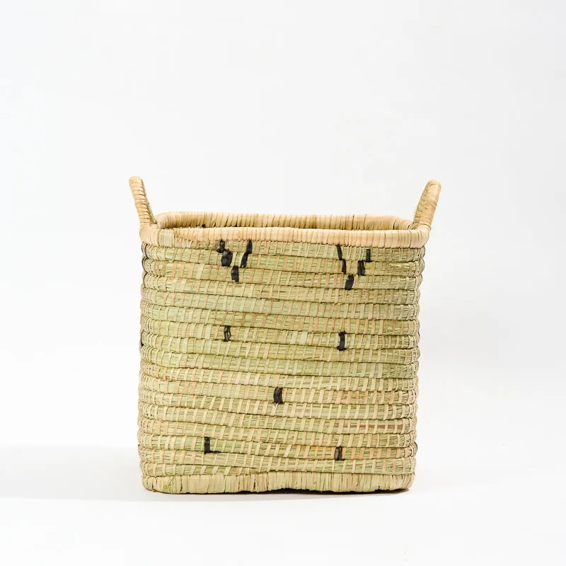 Square Basket Accent - Natural