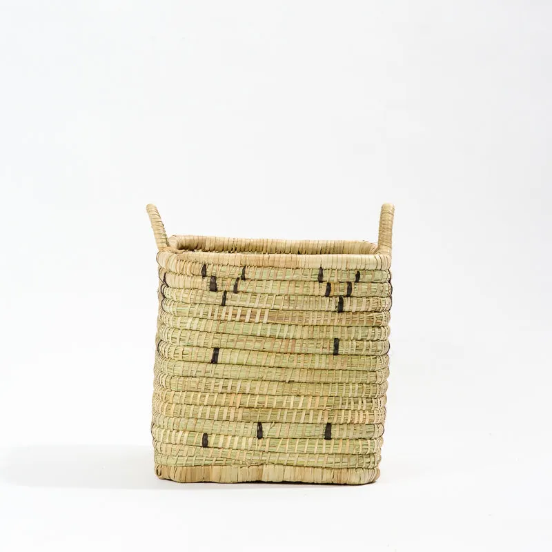 Square Basket Accent - Natural