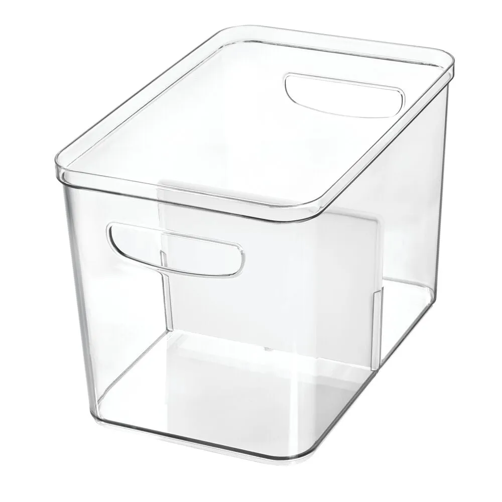 Storage Bin with Divider, 8 x 12 x 8