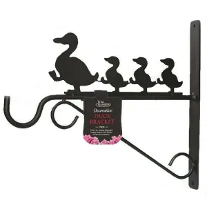 Tom Chambers 30cm Black Iron Duck Bracket