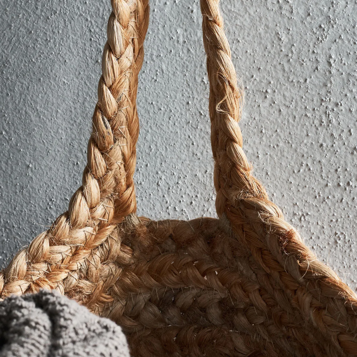 Trio of Hemp Hanging Baskets